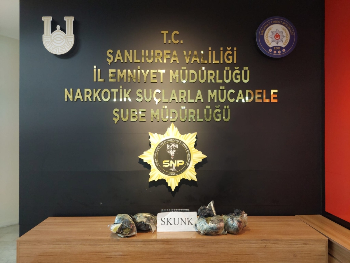 Şanlıurfa’da Uyuşturucu Operasyonu 2 Gözaltı