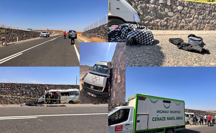 Şanlıurfa'da korkunç kaza 3 kişi öldü, 17 kişi yaralandı