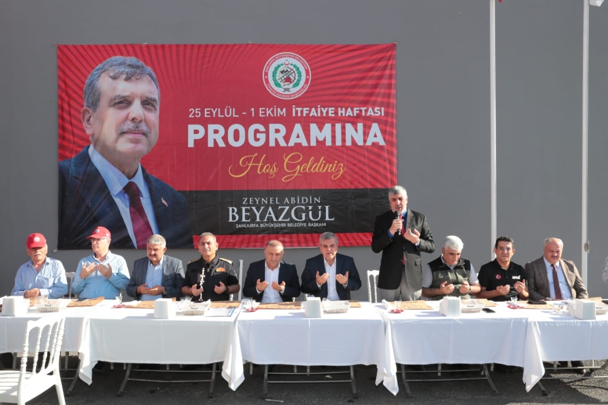 BAŞKAN BEYAZGÜL, “TÜM İTFAİYE ERLERİMİZLE İFTİHAR EDİYORUZ”