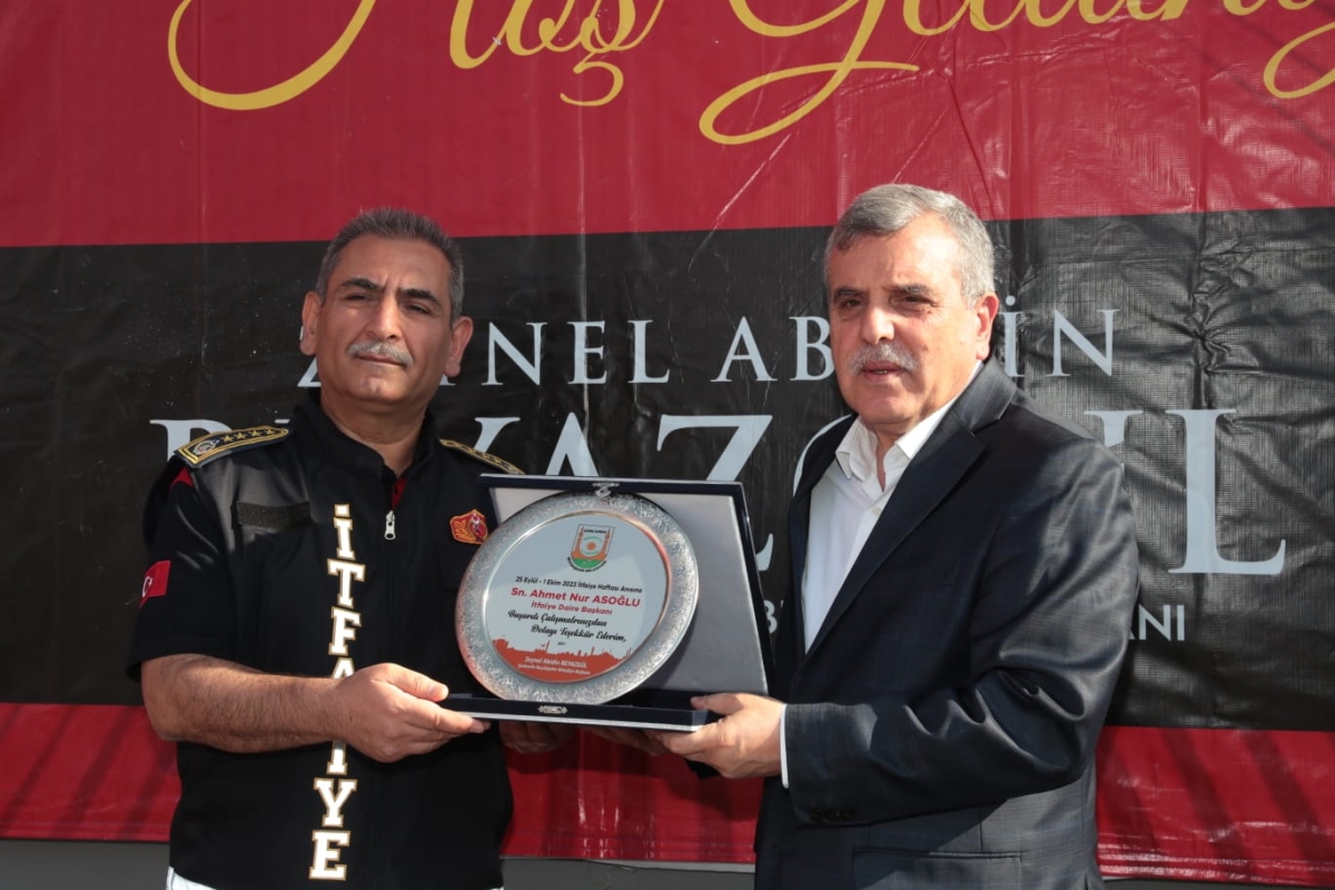 BAŞKAN BEYAZGÜL, “TÜM İTFAİYE ERLERİMİZLE İFTİHAR EDİYORUZ”