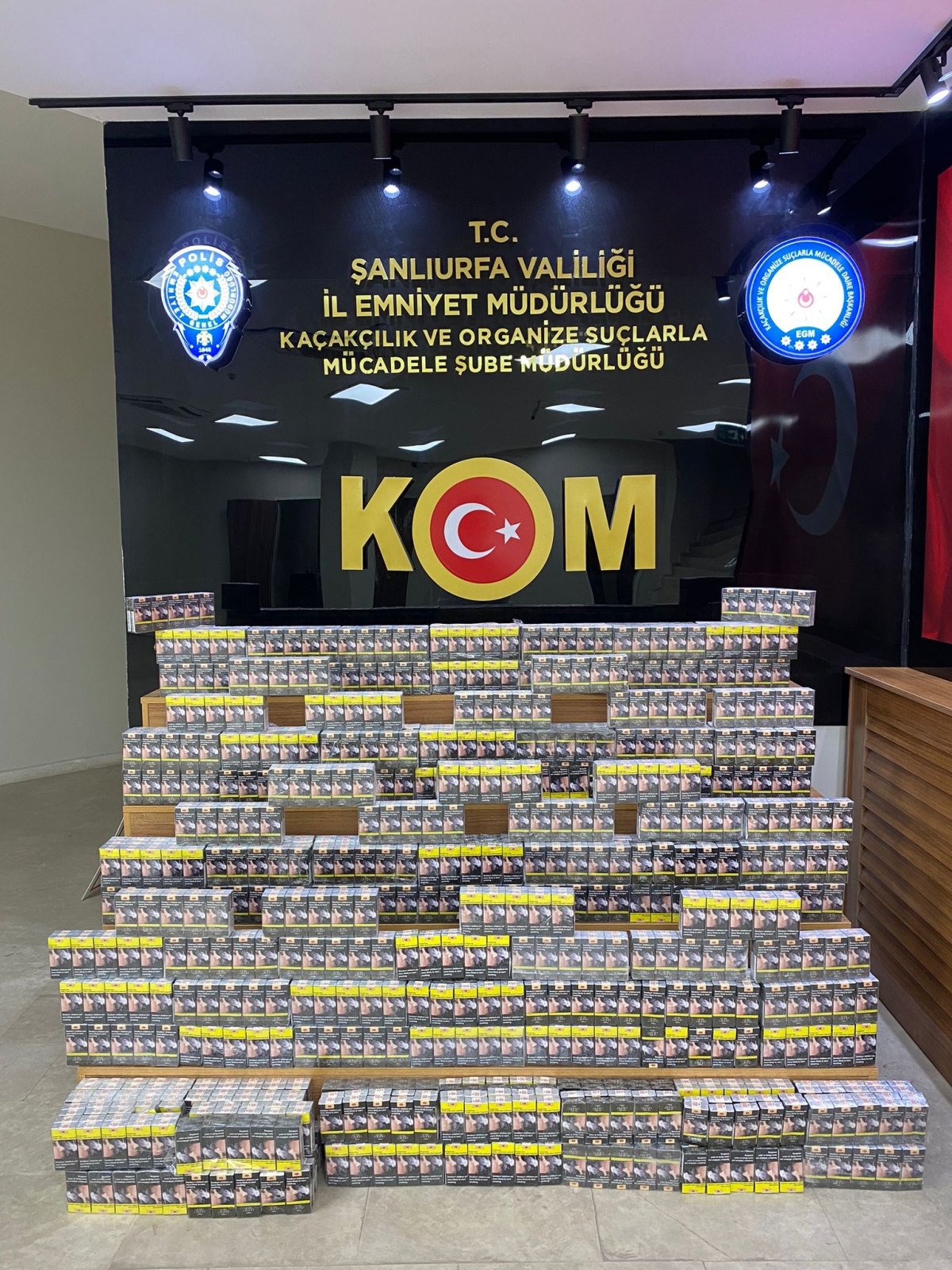 Şanlıurfa'da kaçakçılık operasyonu