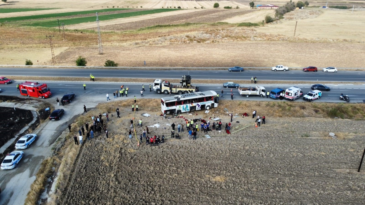 Amasya’da otobüs kazası: Çok sayıda yaralı var