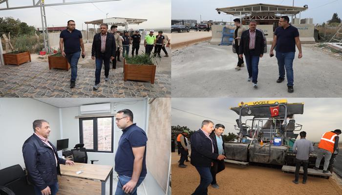VALİ ŞILDAK AKÇAKALE YOL ÇALIŞMALARINI İNCELEDİ