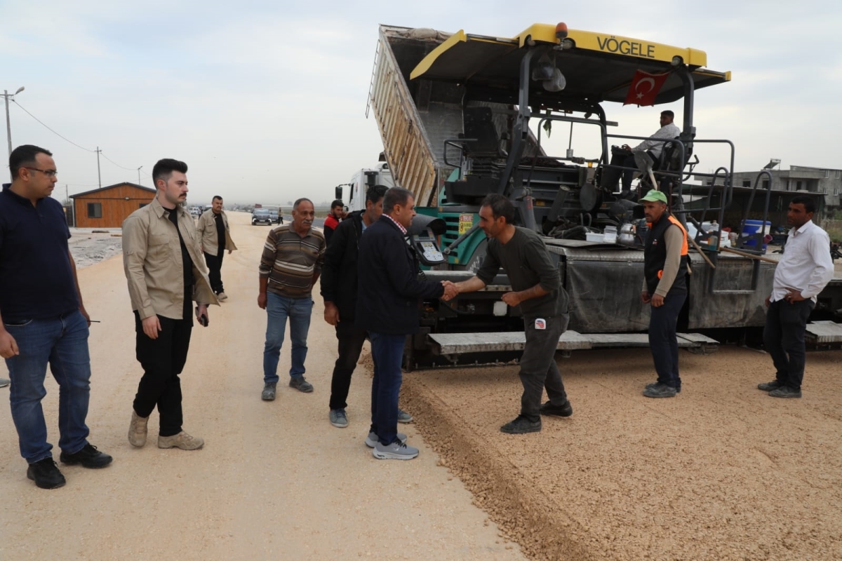 VALİ ŞILDAK AKÇAKALE YOL ÇALIŞMALARINI İNCELEDİ