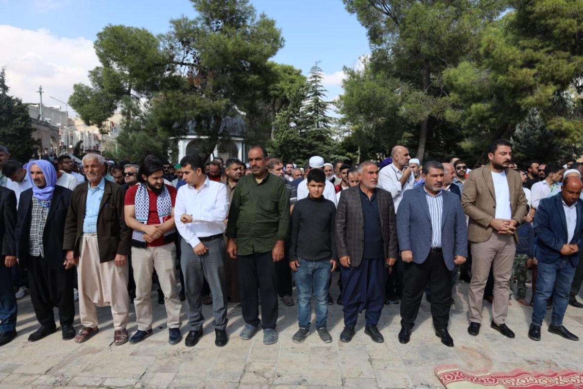 Şanlıurfa'da İsrail'in Gazze'deki saldırıları protesto edildi