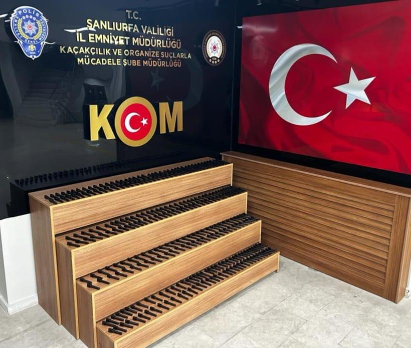 Şanlıurfa'da silah kaçakçılarına büyük operasyon
