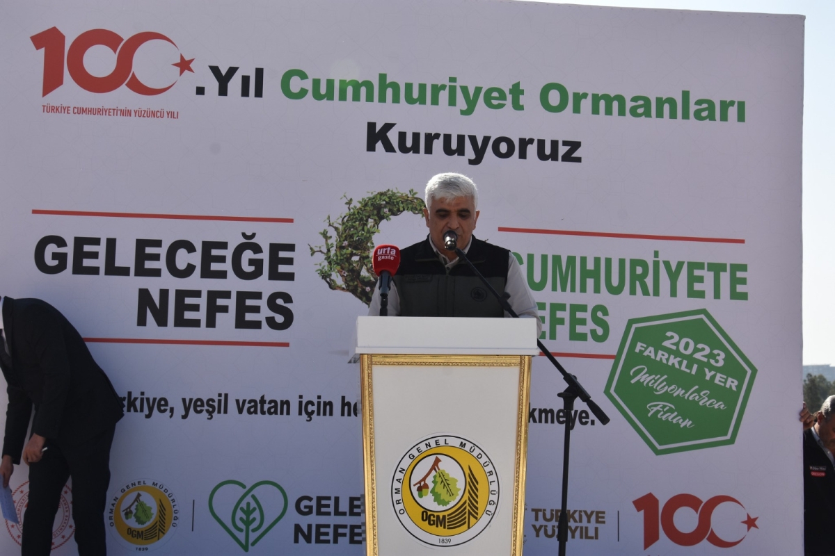 Şanlıurfa Orman Bölge Müdürlüğü Şanlıurfa’da ağaçlandırmaya önem veriyor