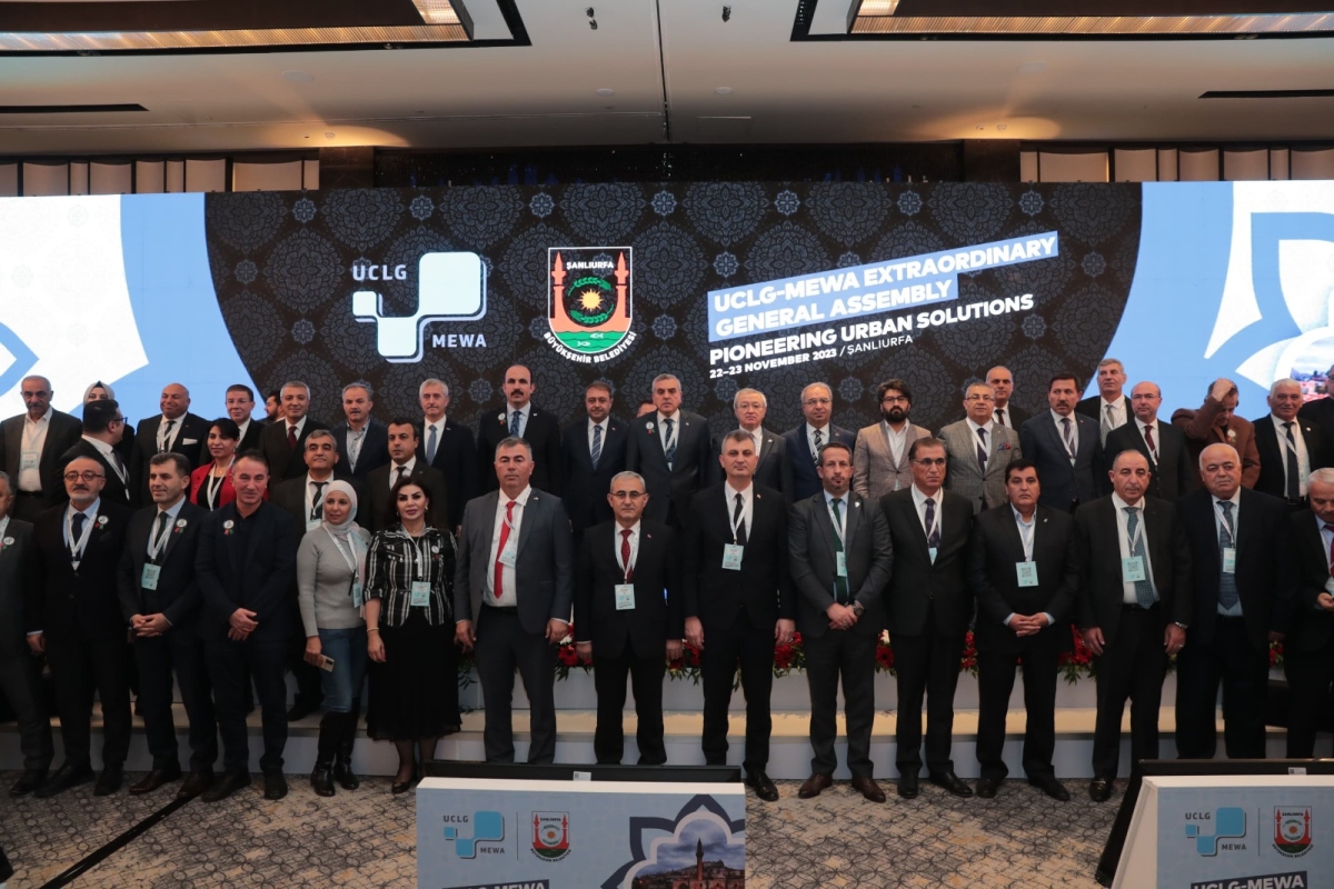 UCLG- MEWA TOPLANTISI ŞANLIURFA BÜYÜKŞEHİR BELEDİYESİ EV SAHİPLİĞİNDE YAPILDI