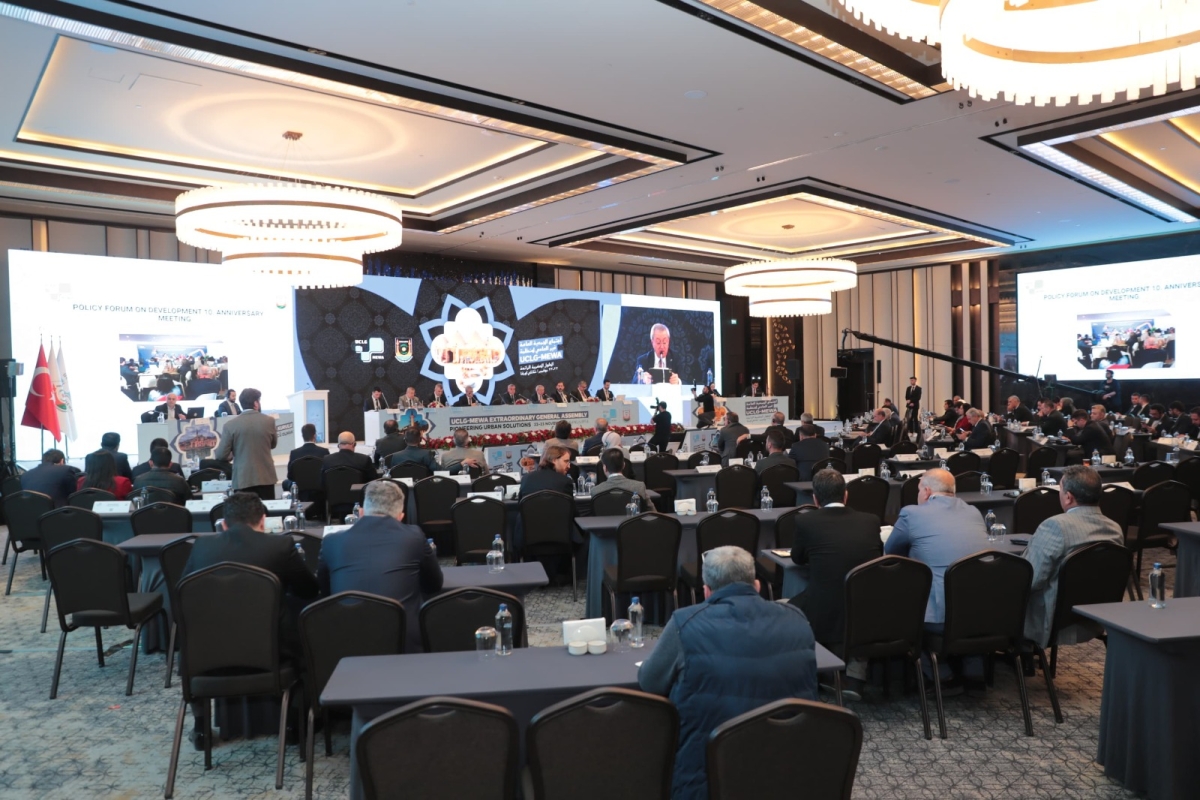 UCLG- MEWA TOPLANTISI ŞANLIURFA BÜYÜKŞEHİR BELEDİYESİ EV SAHİPLİĞİNDE YAPILDI