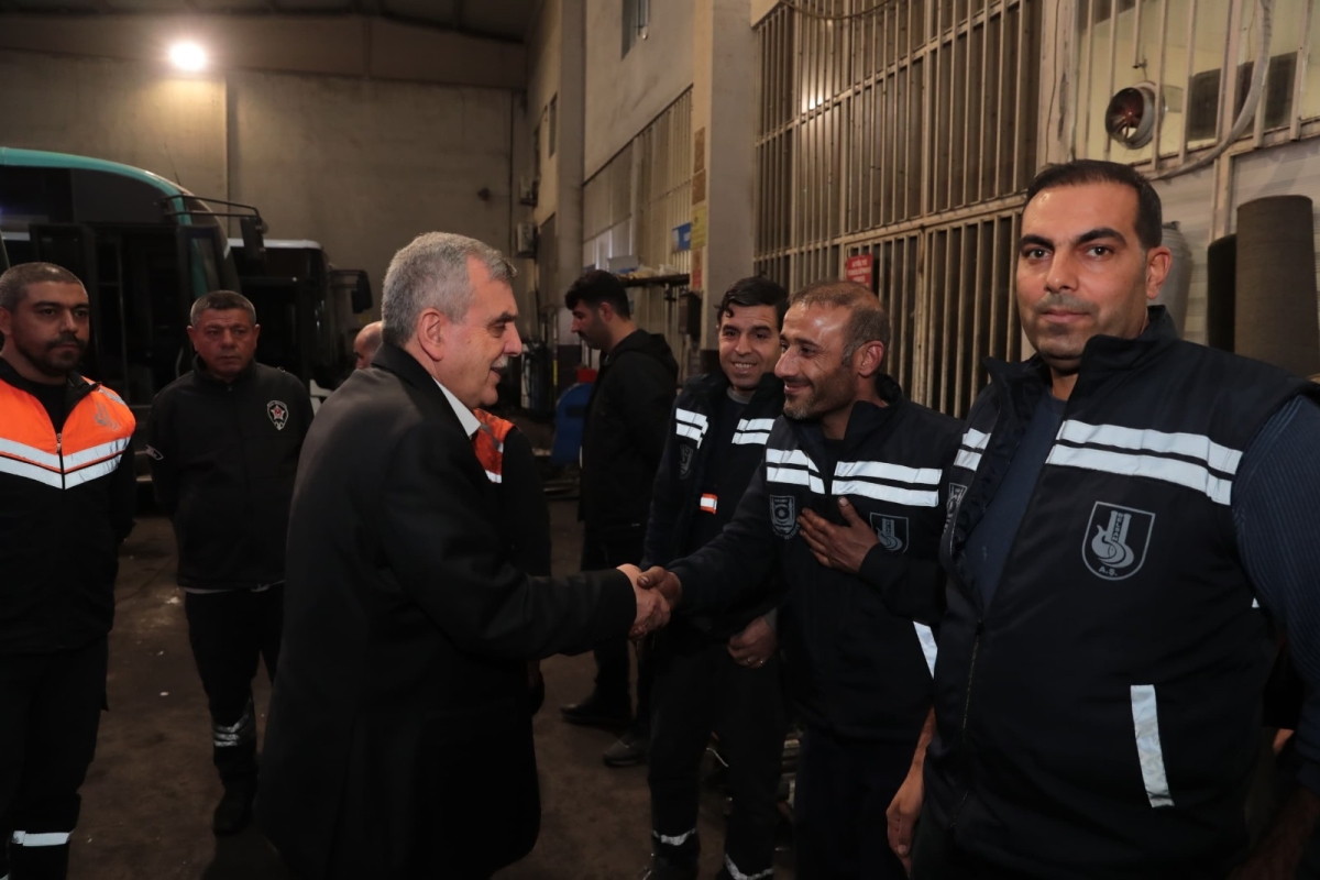 BAŞKAN BEYAZGÜL, BEL-SAN PERSONELLERİYLE BİR ARAYA GELDİ