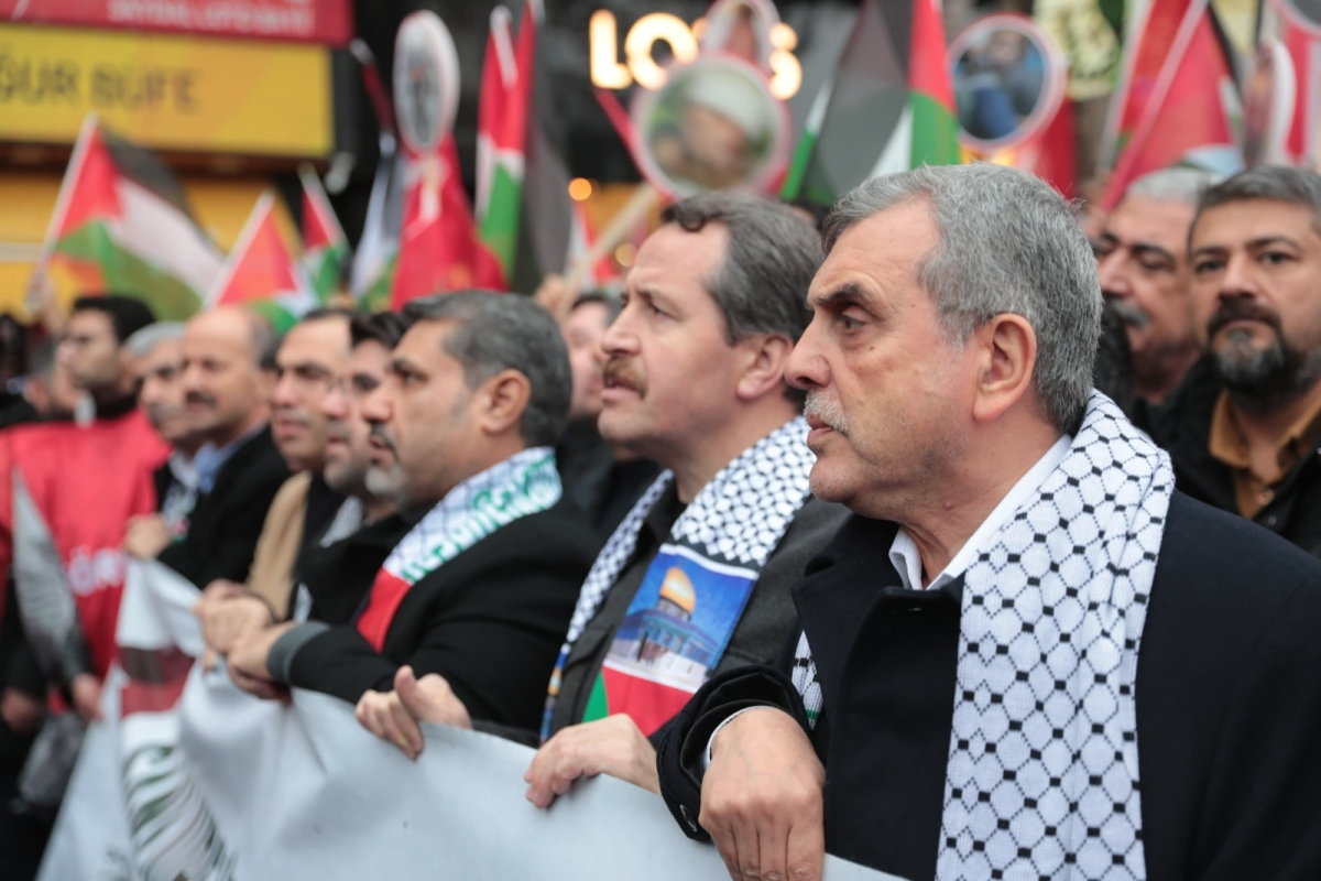 BAŞKAN BEYAZGÜL, ‘’DUALARIMIZ FİLİSTİN İÇİN’’