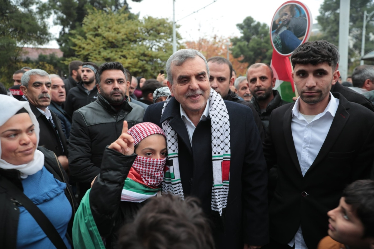 BAŞKAN BEYAZGÜL, ‘’DUALARIMIZ FİLİSTİN İÇİN’’