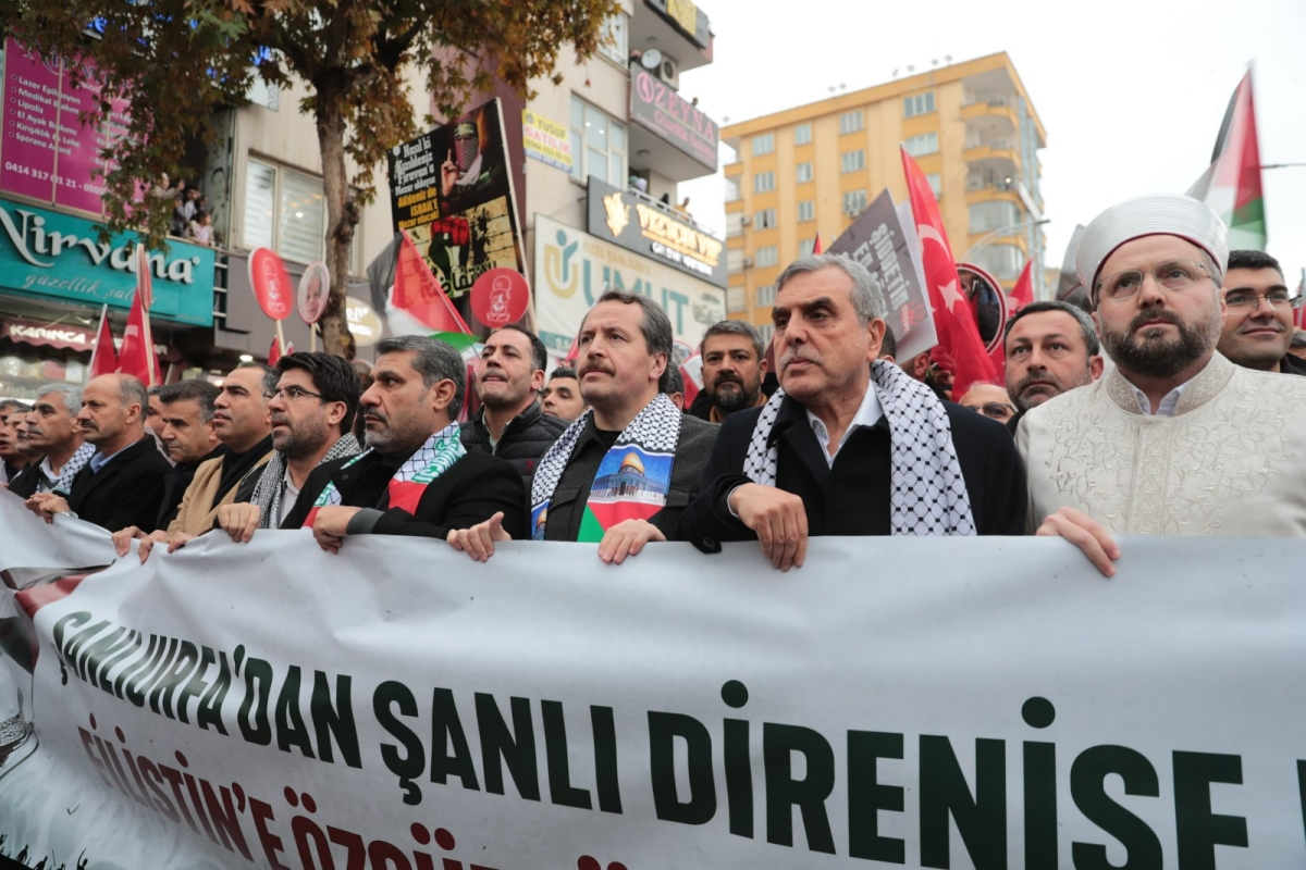 BAŞKAN BEYAZGÜL, ‘’DUALARIMIZ FİLİSTİN İÇİN’’