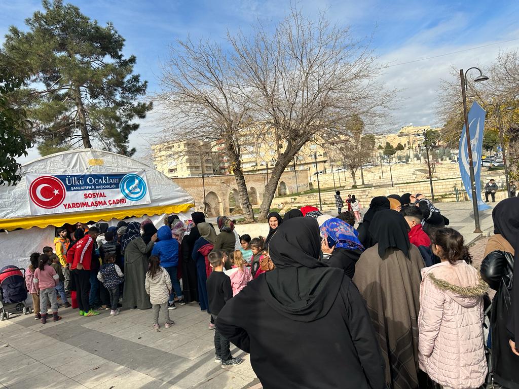 Ülkü Ocakları Şanlıurfa İl Başkanlığı, İhtiyaç Sahibi Ailelere Yönelik Yardımlarına Devam Ediyor.