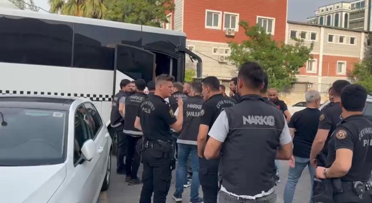 Şanlıurfa'da büyük operasyon 15 gözaltı