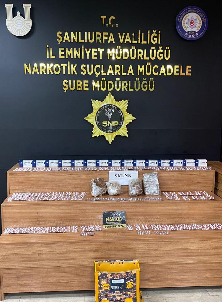 Şanlıurfa'da uyuşturucu operasyonu