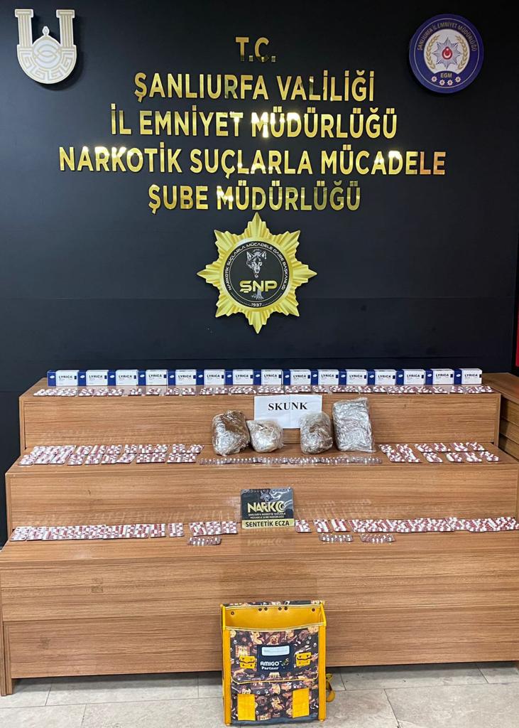 Şanlıurfa'da uyuşturucu operasyonu