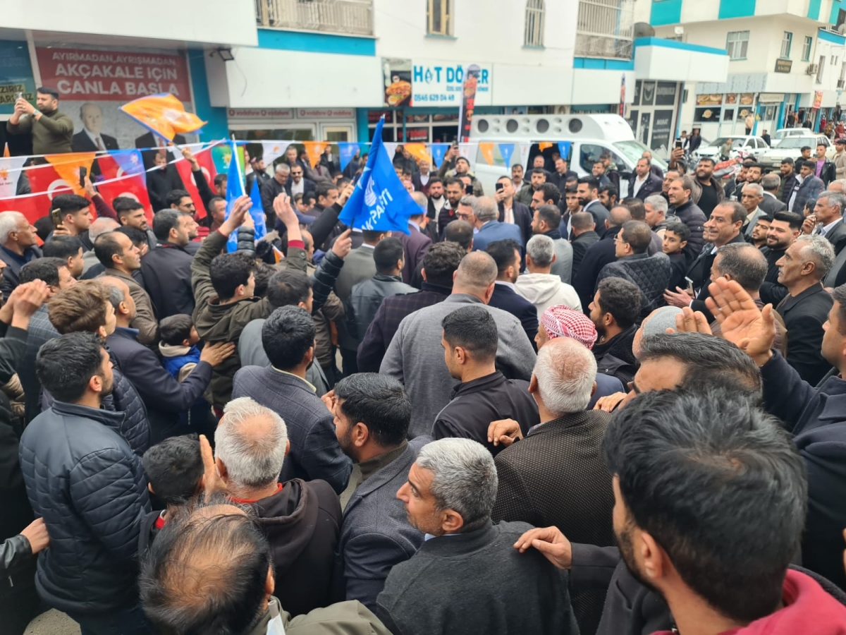 Akçakale'de Abdulhakim Ayhan'a çığ gibi destek!
