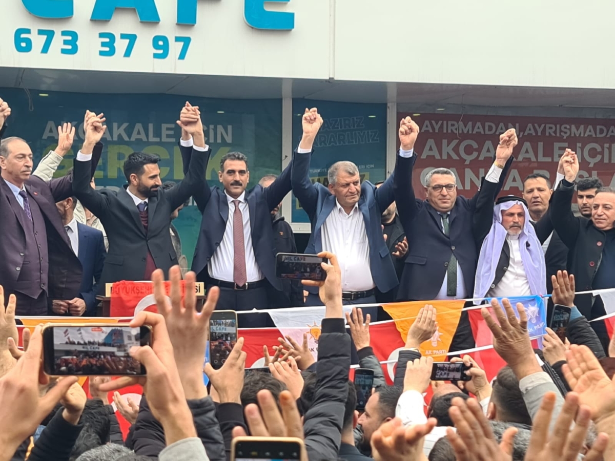 Akçakale'de Abdulhakim Ayhan'a çığ gibi destek!