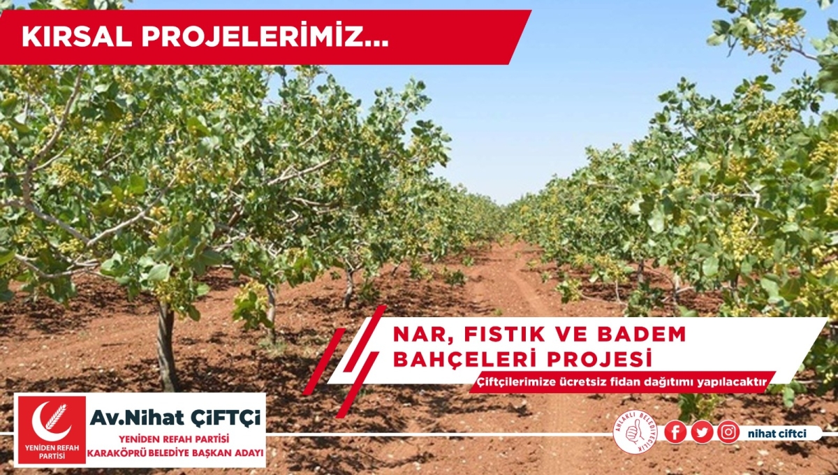 Nihat Çiftçi Karaköprü kırsalında ne yapacak
