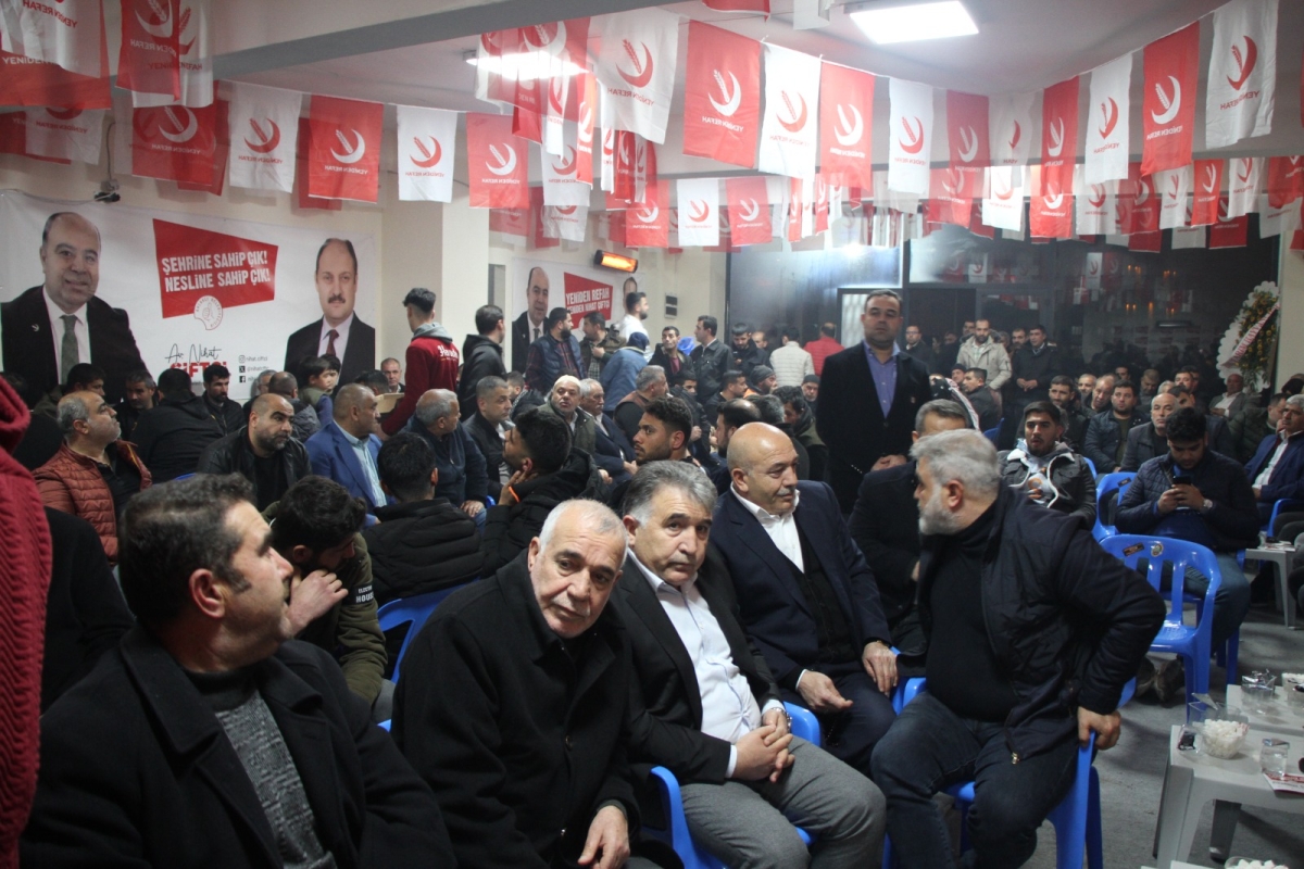 YENİDEN REFAH PARTİSİ BAŞKAN ADAYLARI KARAKÖPRÜDE BÜYÜK BİR SEVİNİÇ İLE KARŞILANDI