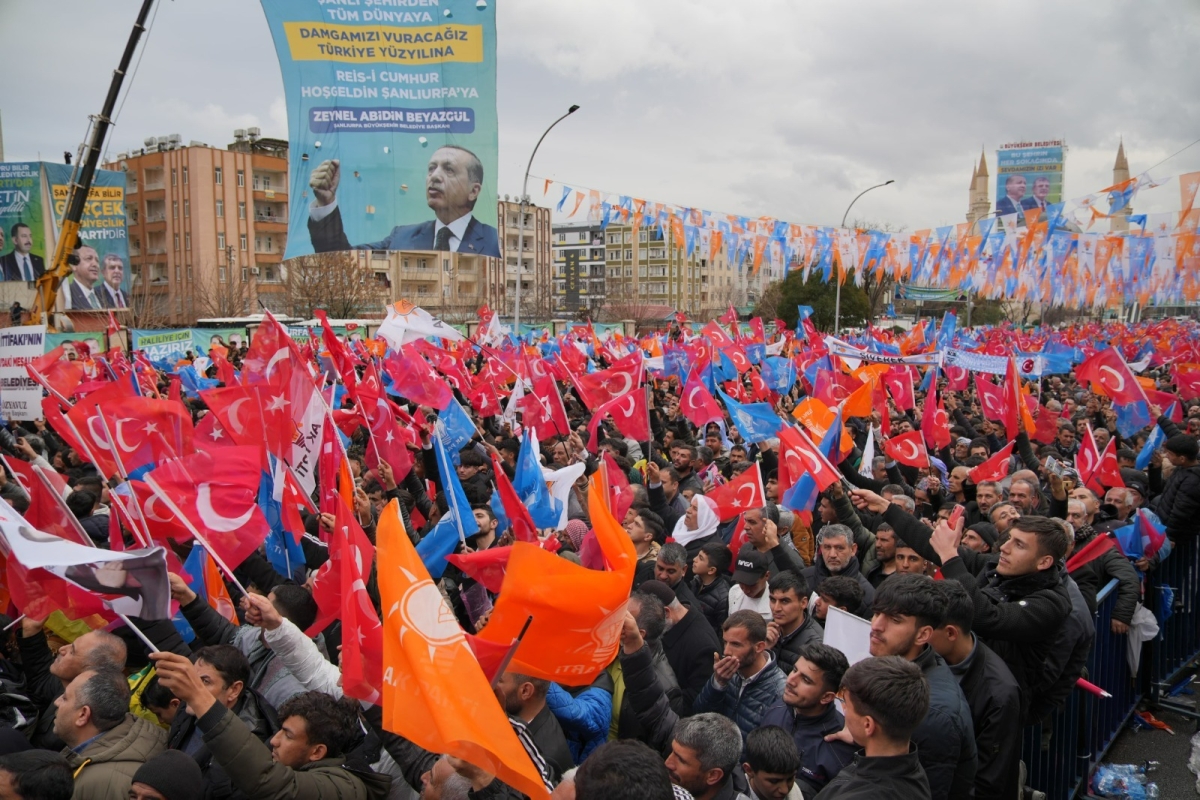 cumhurbaşkanı şanlıurfa mitingi