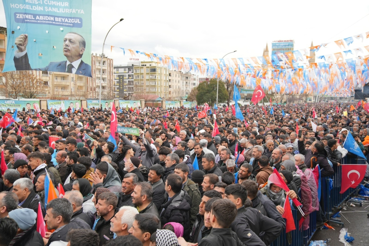 cumhurbaşkanı şanlıurfa mitingi