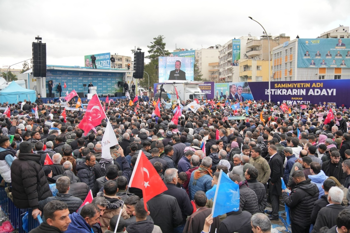 cumhurbaşkanı şanlıurfa mitingi