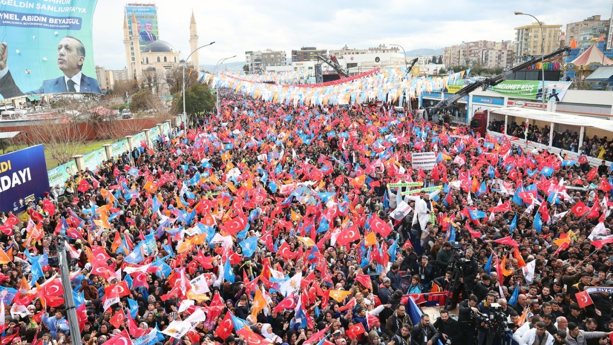 cumhurbaşkanı şanlıurfa mitingi