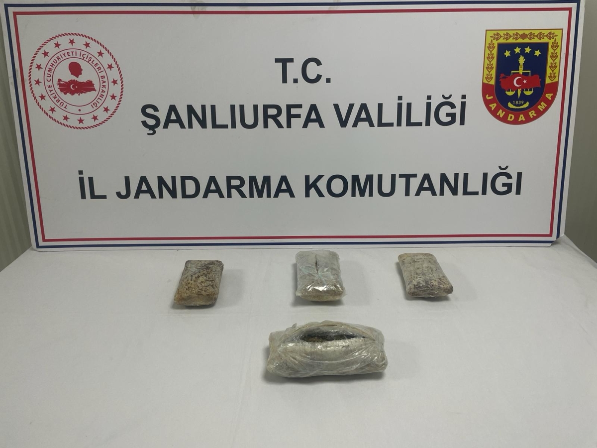 Şanlıurfa jandarmadan büyük uyuşturucu operasyonu