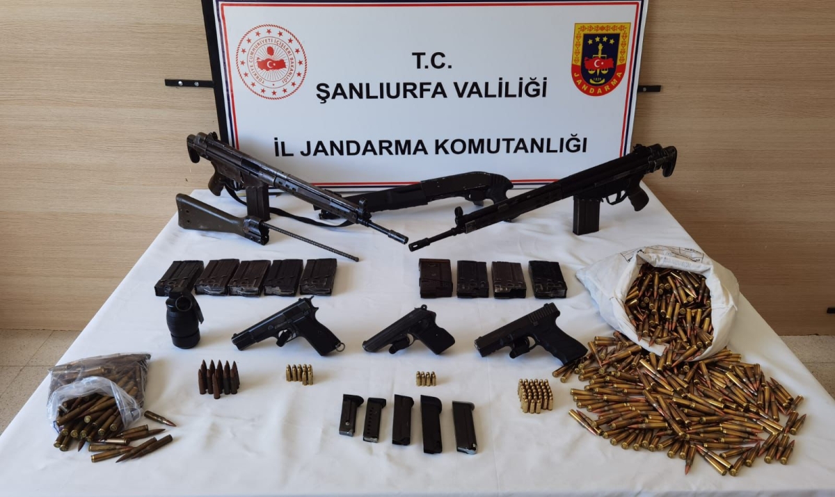 Şanlıurfa’da Silah kaçakçılarına yönelik operasyon