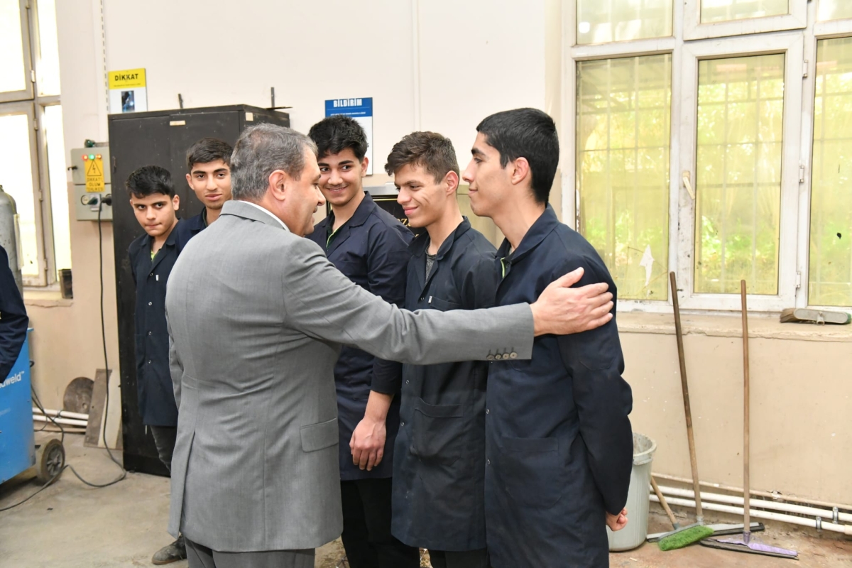 VALİ ŞILDAK, URFA MESLEKİ VE TEKNİK ANADOLU LİSESİ’NDE
