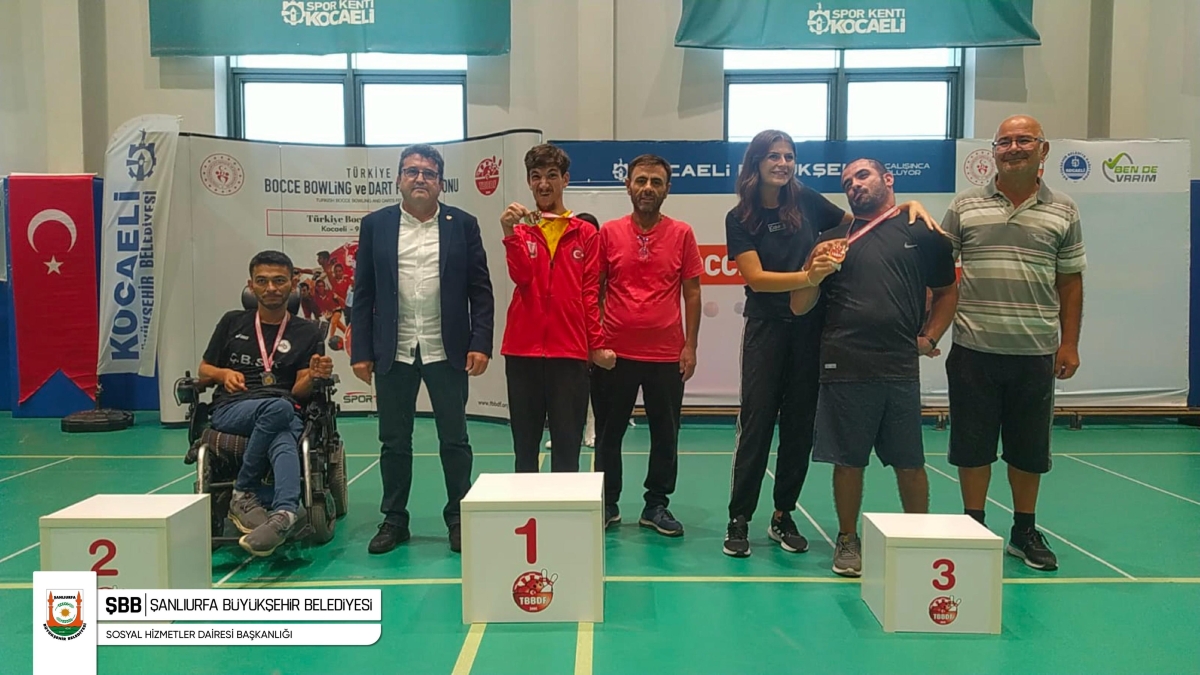 Şanlıurfa'nın Boccia Şampiyonları Kocaeli'nden Madalyalarla Döndü!