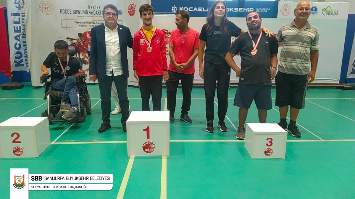 Şanlıurfa'nın Boccia Şampiyonları Kocaeli'nden Madalyalarla Döndü!