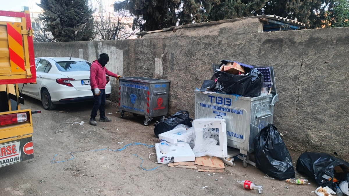 Ceylanpınar Belediyesi bin 330 adet çöp konteyneri takviyesi yaptı