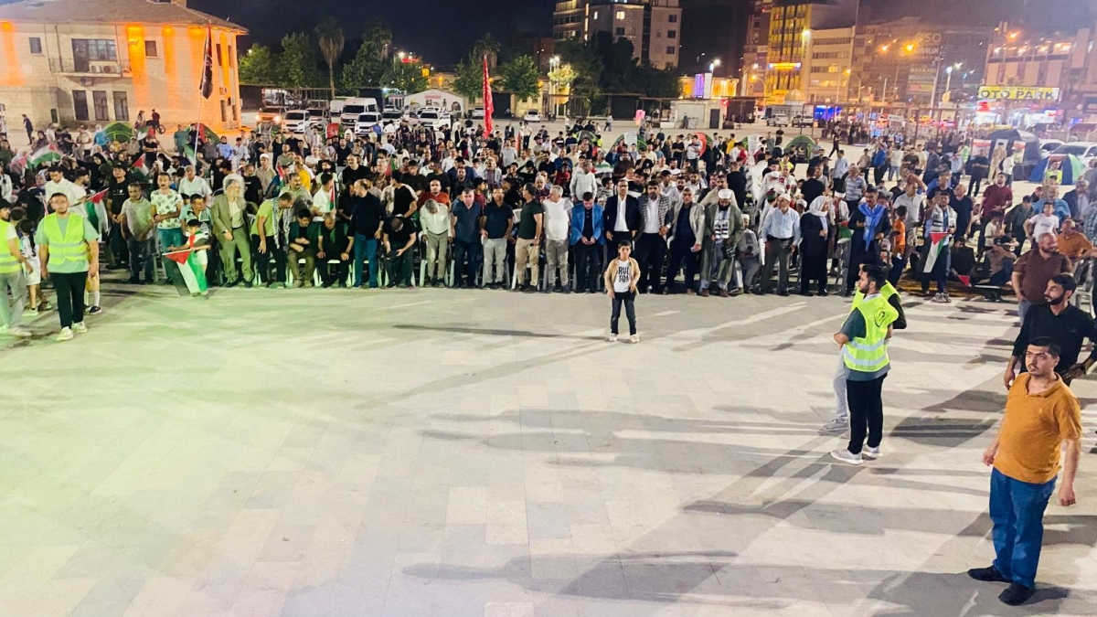 Şanlıurfa STK'larından Gazze İçin Anlamlı Nöbet: