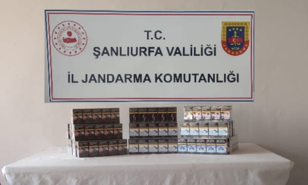 Şanlıurfa’da Jandarmadan Kaçak Tütün ve Çay Operasyonu