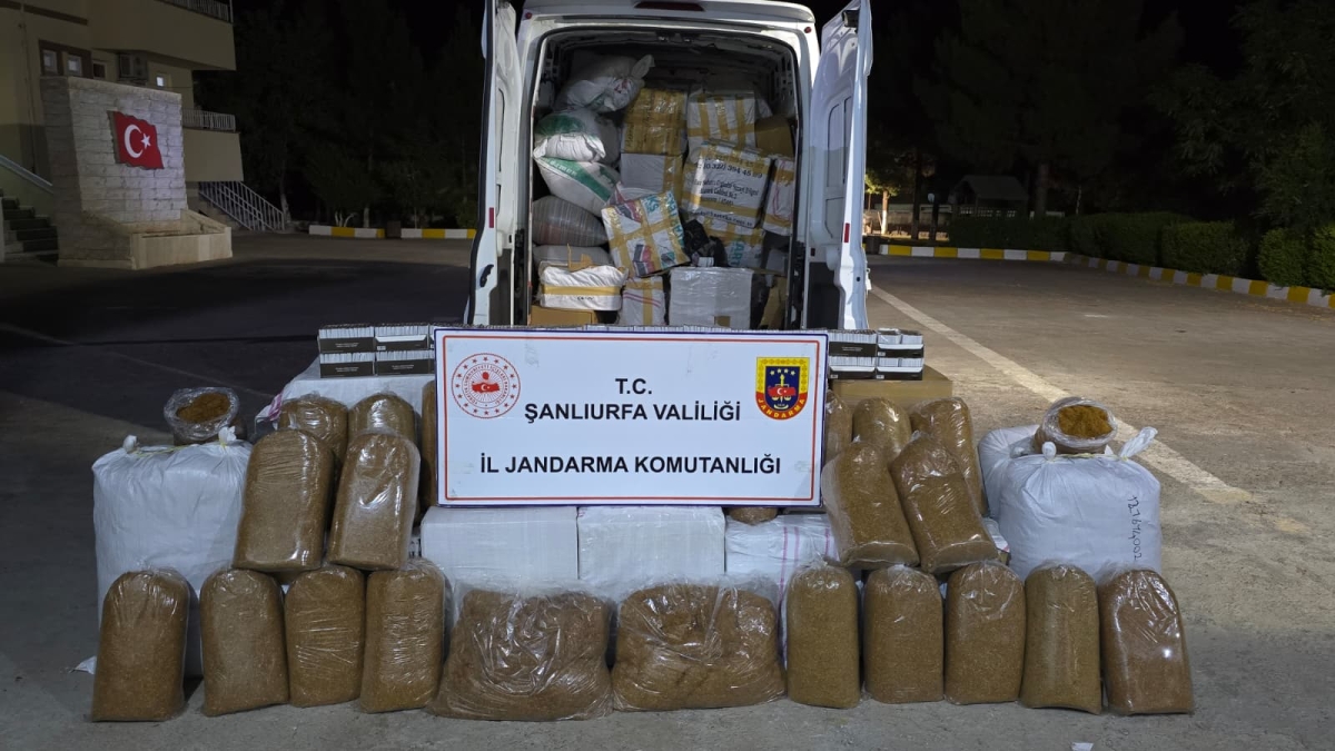 Tonlarca Kaçak Tütün Yakalandı