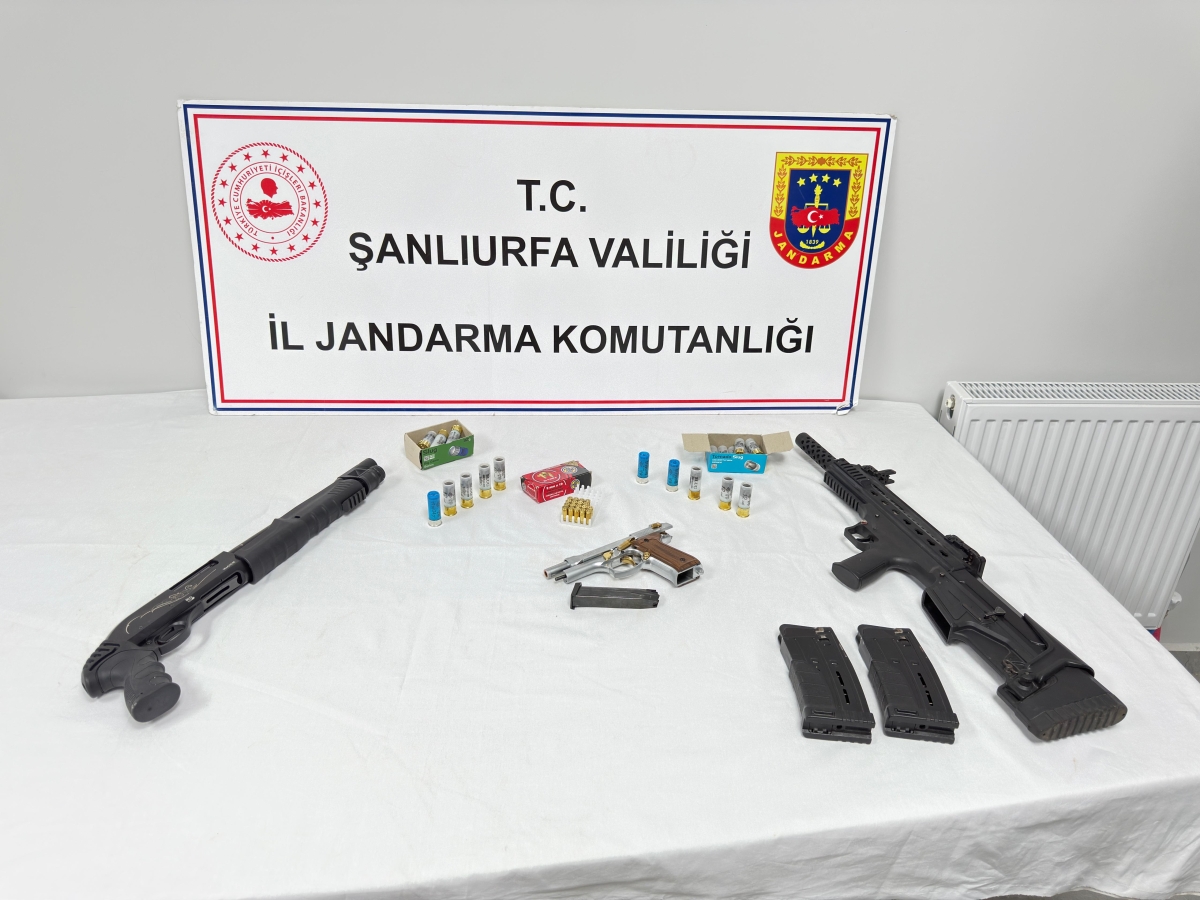 Şanlıurfa’da Ruhsatsız Silah Operasyonu: Çok Sayıda Silah ve Mühimmat Ele Geçirildi