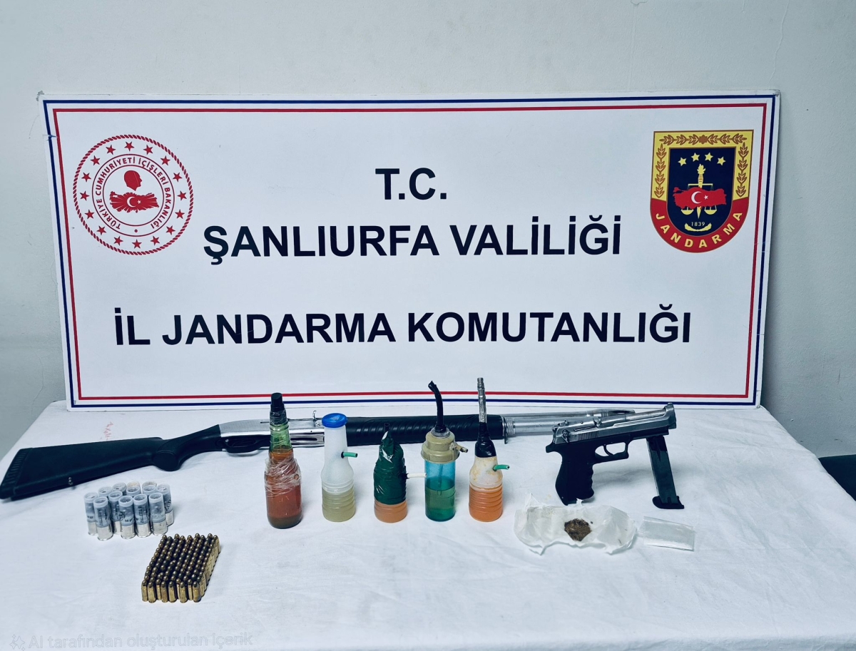 Şanlıurfa’da Ruhsatsız Silah ve Uyuşturucu Operasyonu: 8 Şüpheliye Yakalandı