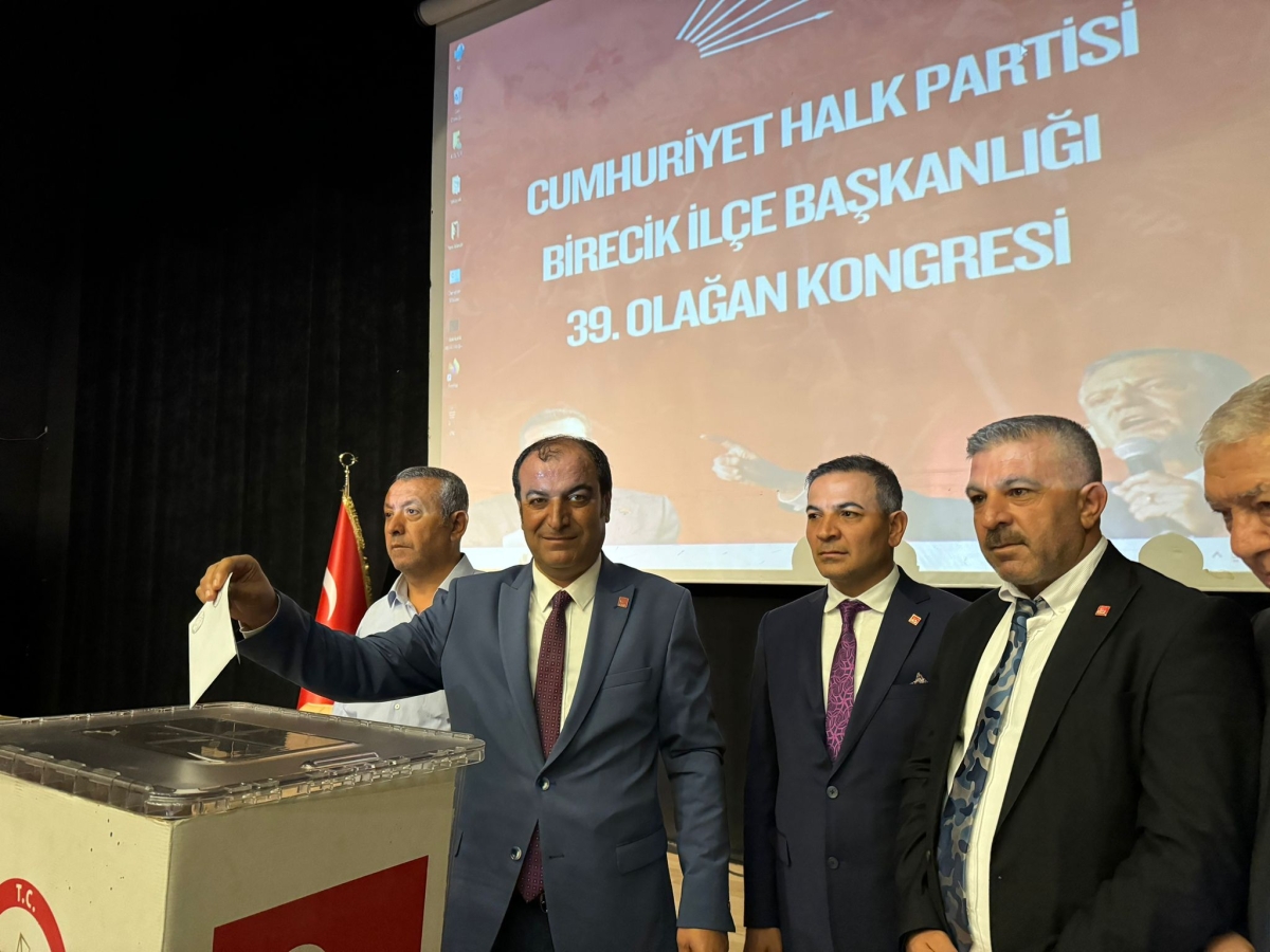 CHP Birecik’te 39. Olağan İlçe Kongresini Yaptı