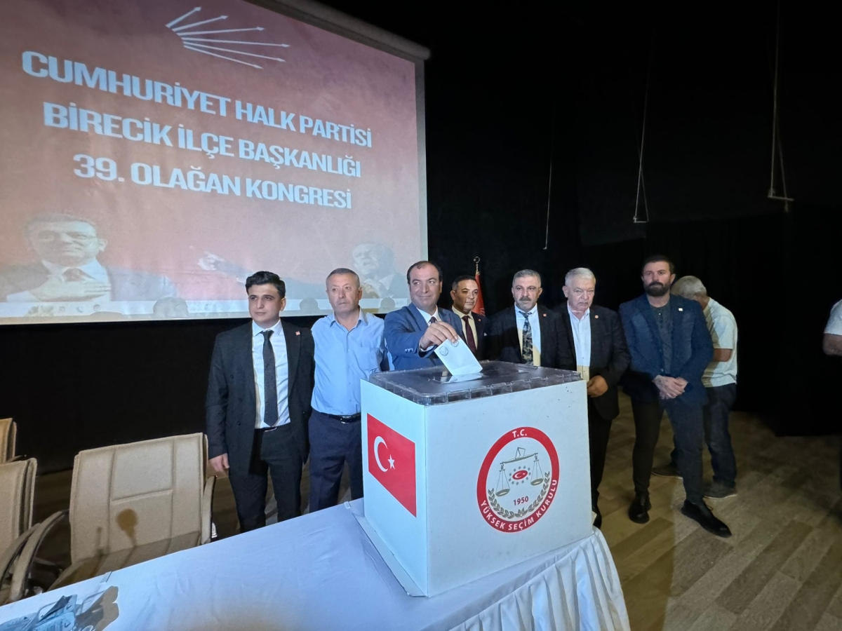 CHP Birecik’te 39. Olağan İlçe Kongresini Yaptı