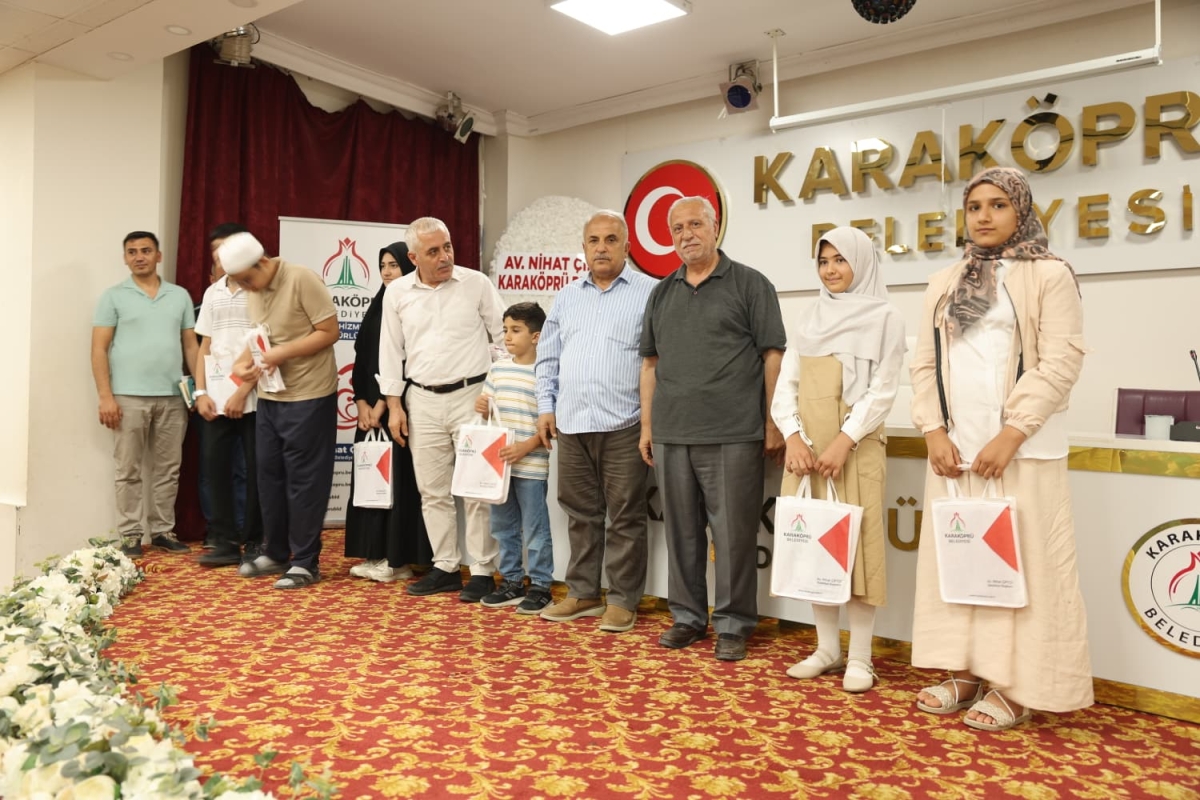 KARAKÖPRÜ’DE YAZ KUR’AN KURSLARI ÖDÜL TÖRENİYLE SONA ERDİ