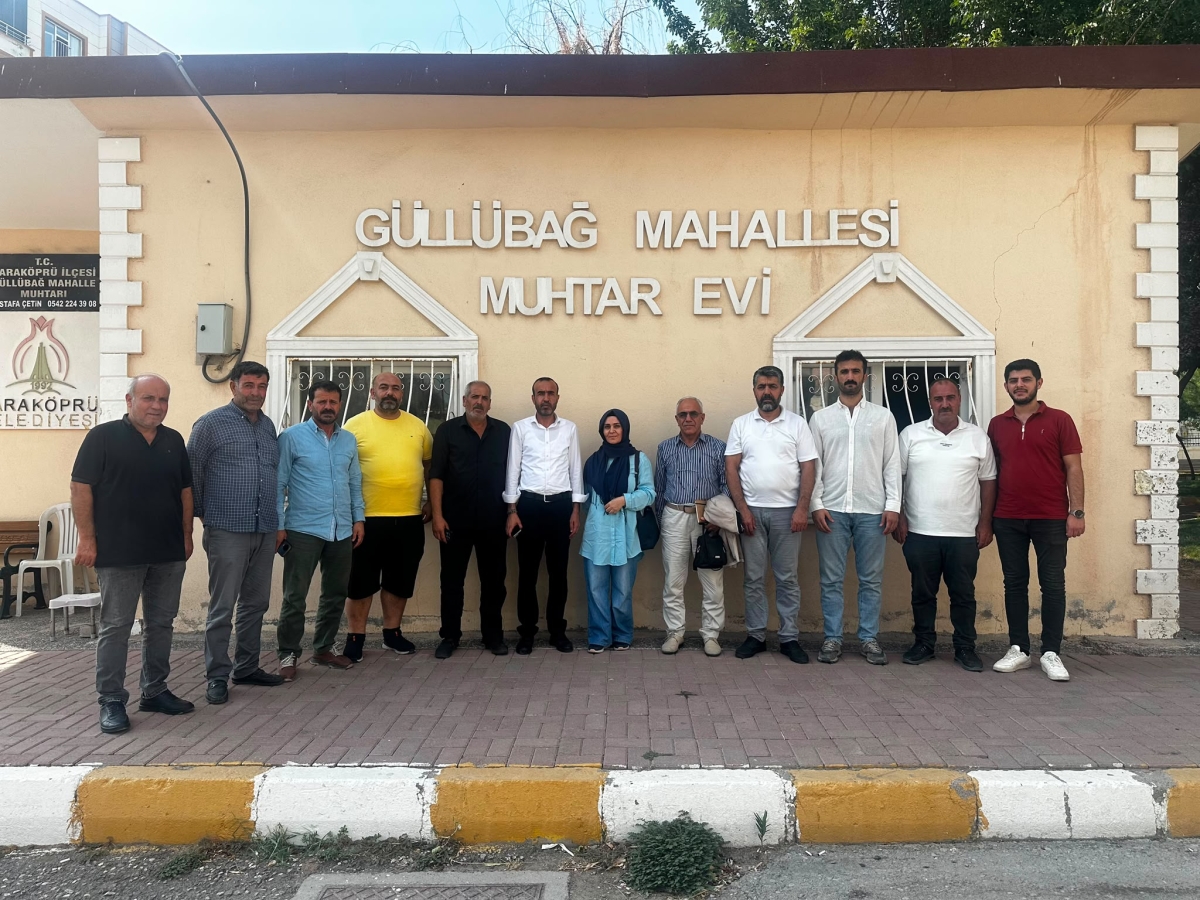 DEM Parti Heyetlerinden Karaköprü ve Eyyübiye’de Muhtar Ziyaretleri