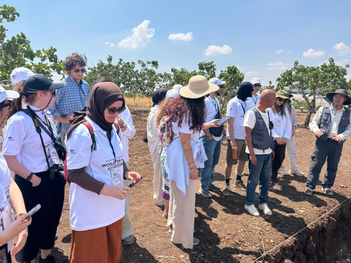 ŞANLIURFA, UNESCO DÜNYA MİRASI GÖNÜLLÜLERİNİ TAŞ TEPELER’DE AĞIRLADI