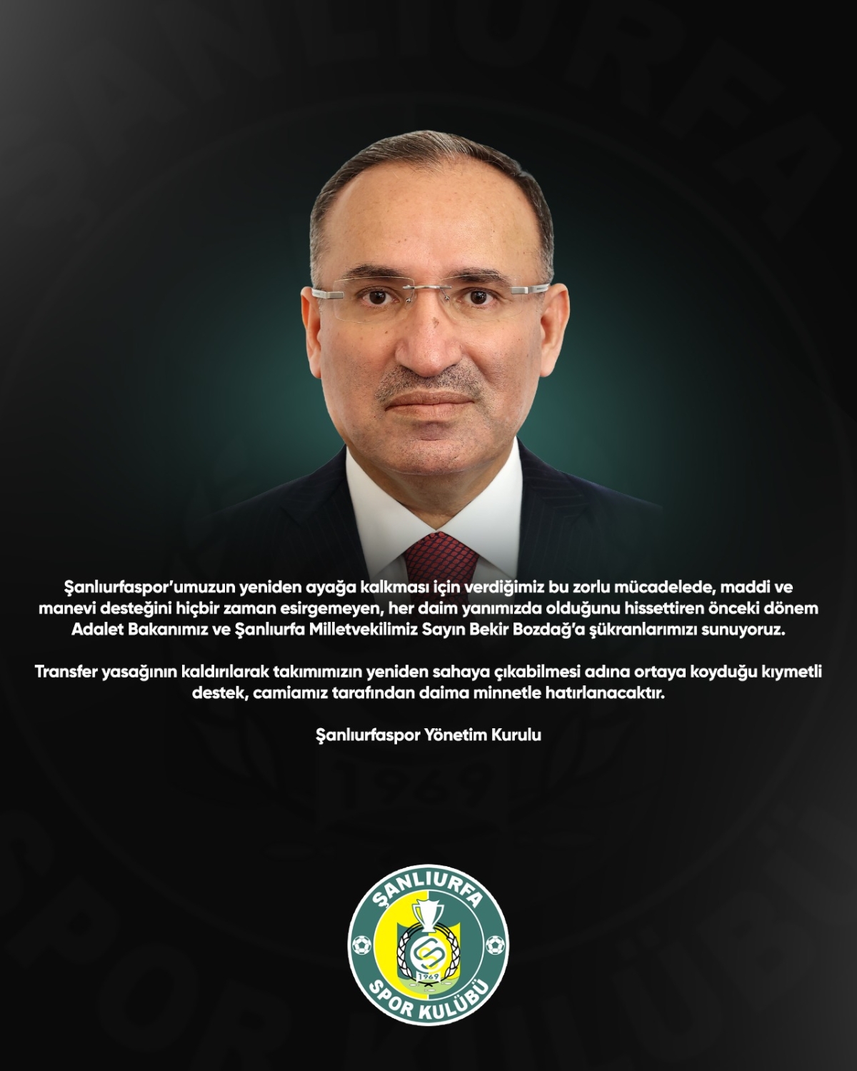 Şanlıurfaspor’un Ayağa Kalkma Mücadelesine Güçlü Destek