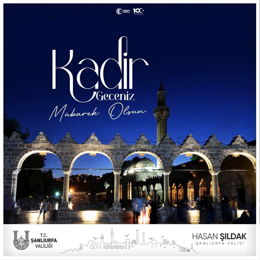 VALİ HASAN ŞILDAK’IN KADİR GECESİ TEBRİK MESAJI