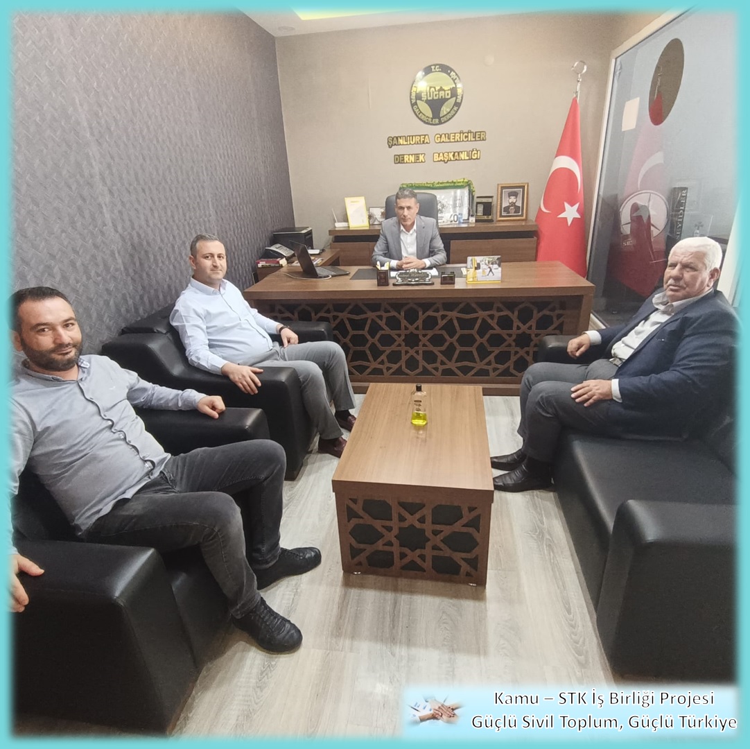 Şanlıurfa'da Güçleniyor: İl Müdürü Yavuz Selim Yağız, Şanlıurfa Galericiler Derneği'ni Ziyaret Etti