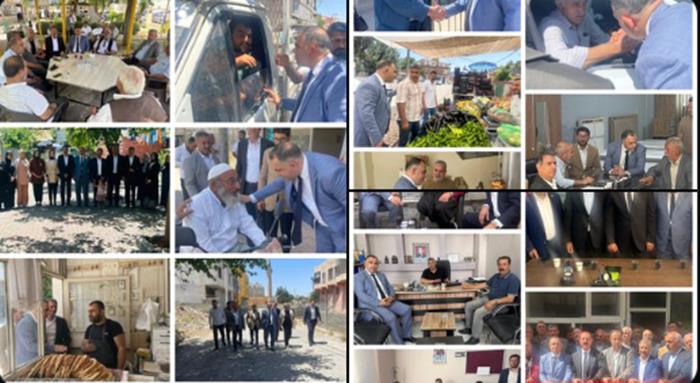 Hilvan'da AK Parti Hazırlıkları Hız Kesmeden Devam Ediyor
