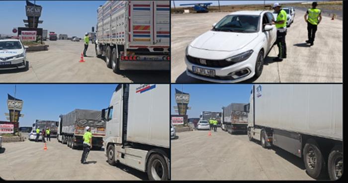 Şanlıurfa Emniyet Müdürlüğü'nden Trafik Kontrollerinde Cezai İşlem Uygulandı
